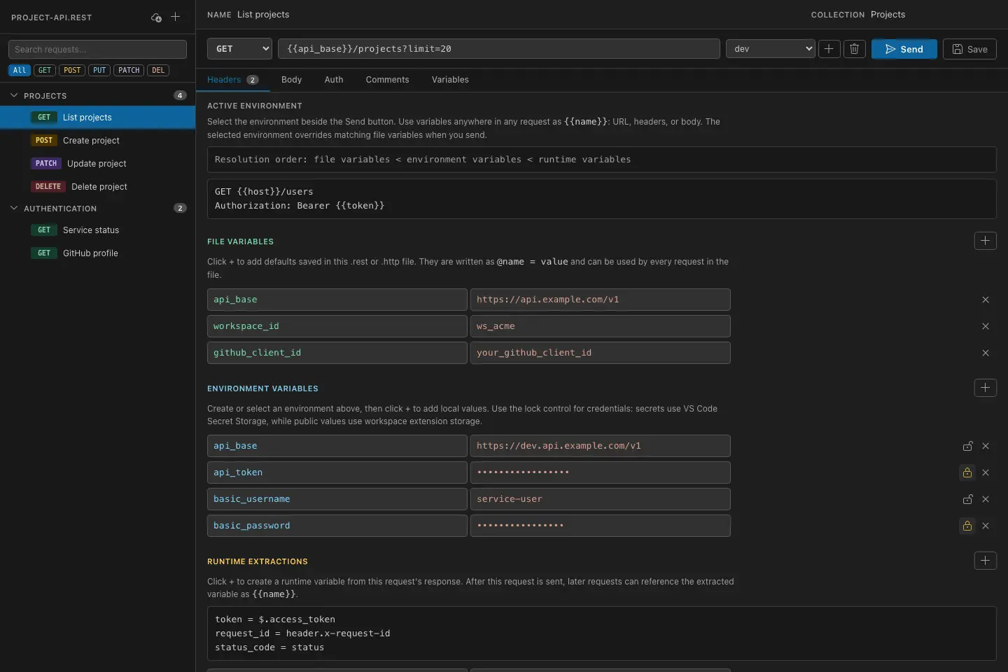 Screenshot 3 of Visual REST Client