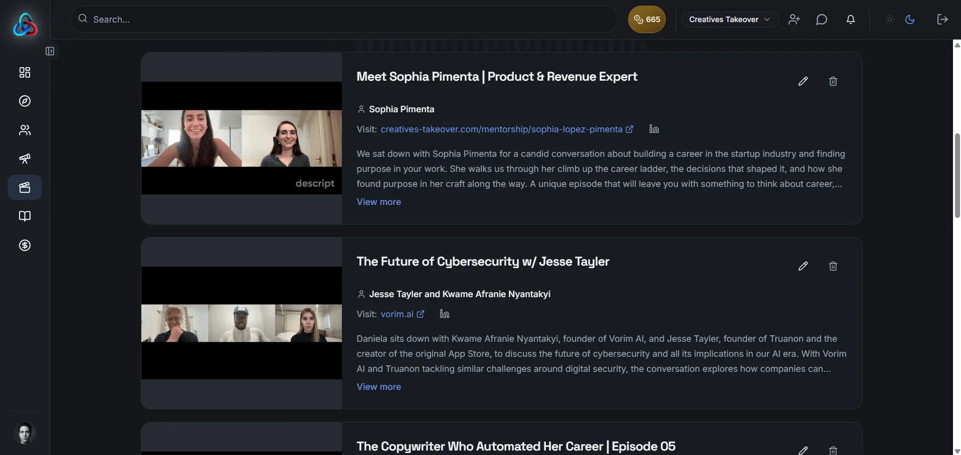 Screenshot 6 of Creatives Takeover