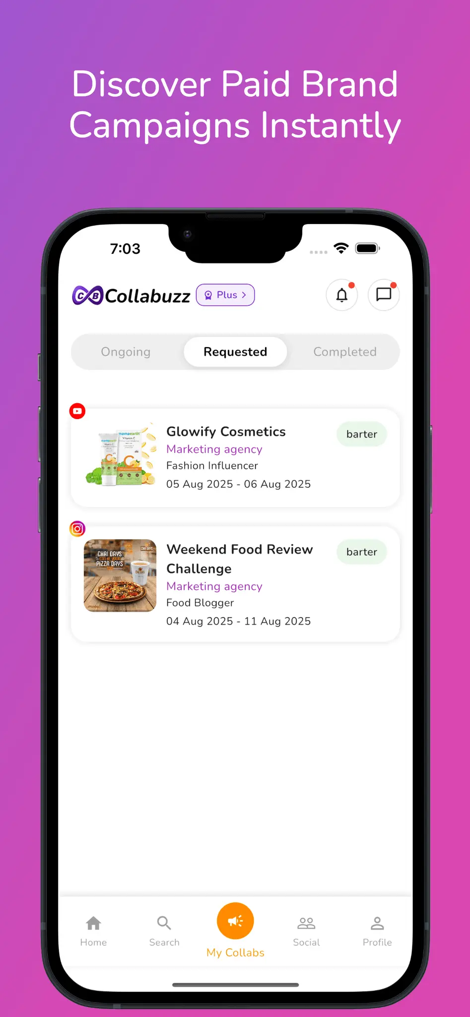 Screenshot 2 of Collabuzz