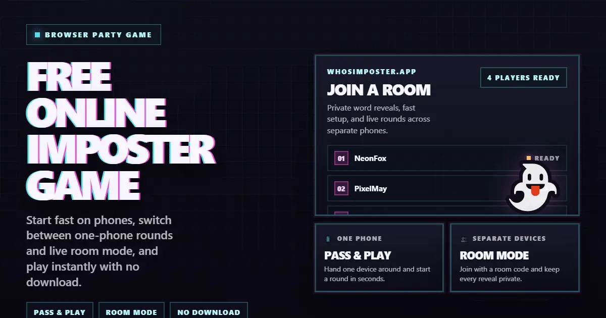 Screenshot 1 of Imposter Game