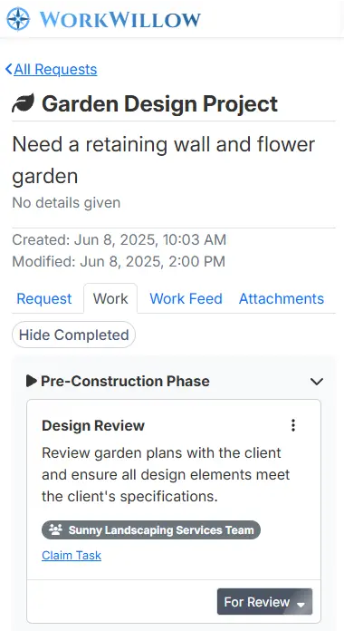 Screenshot 1 of WorkWillow