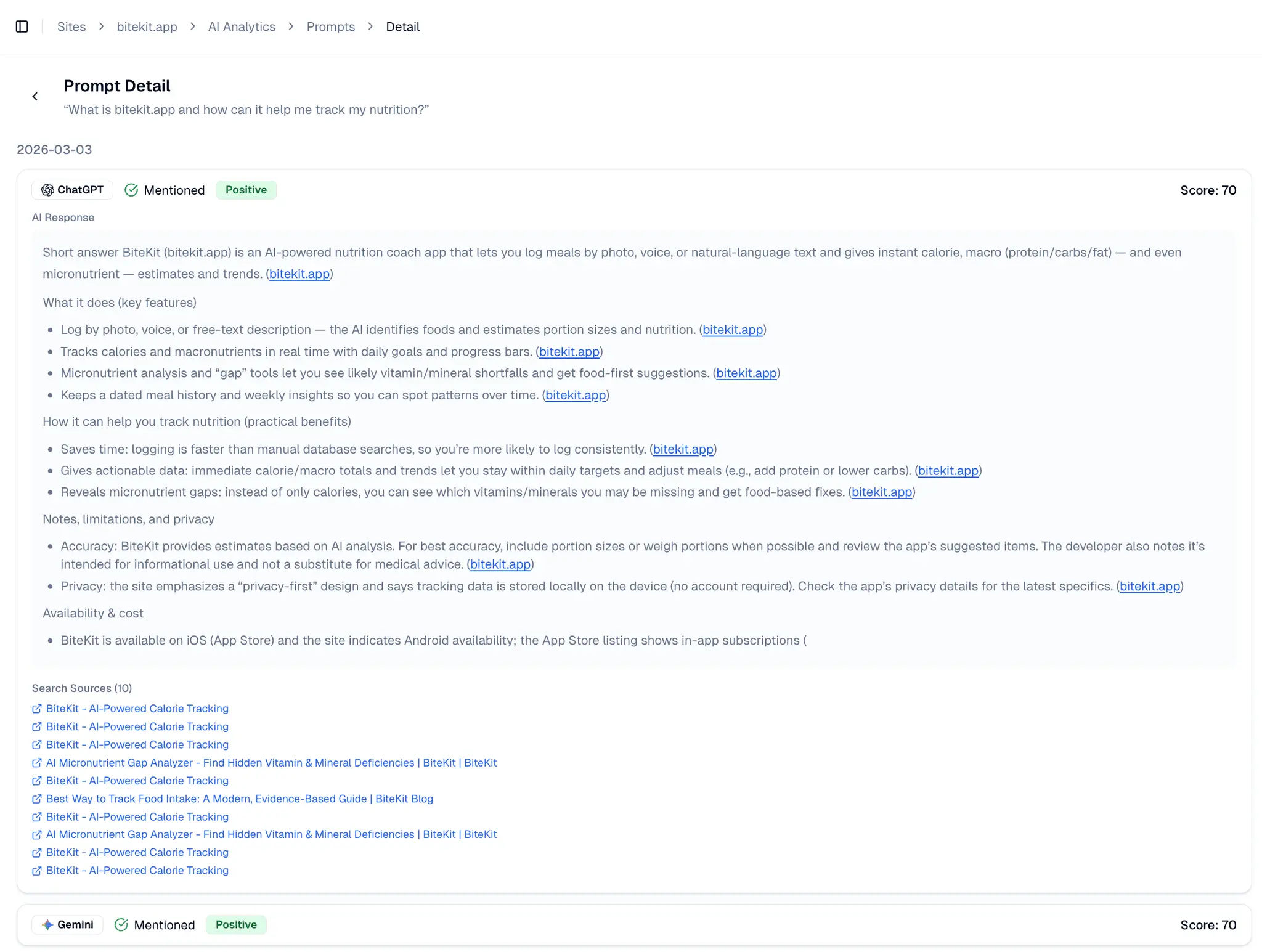 Screenshot 6 of QuickSEO