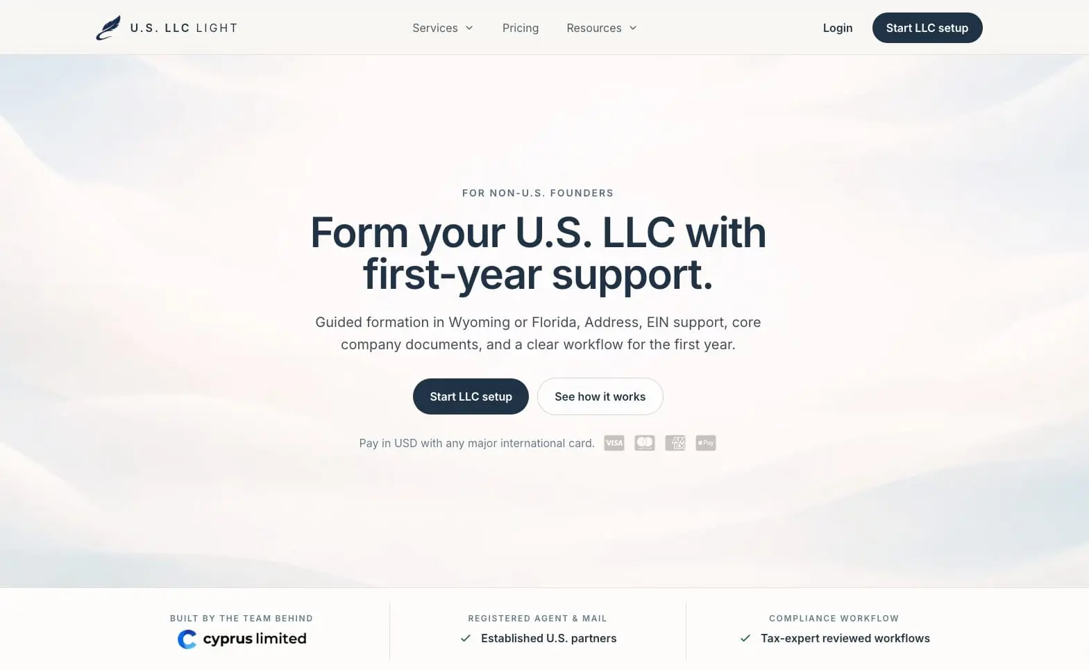 Screenshot 1 of US LLC Light