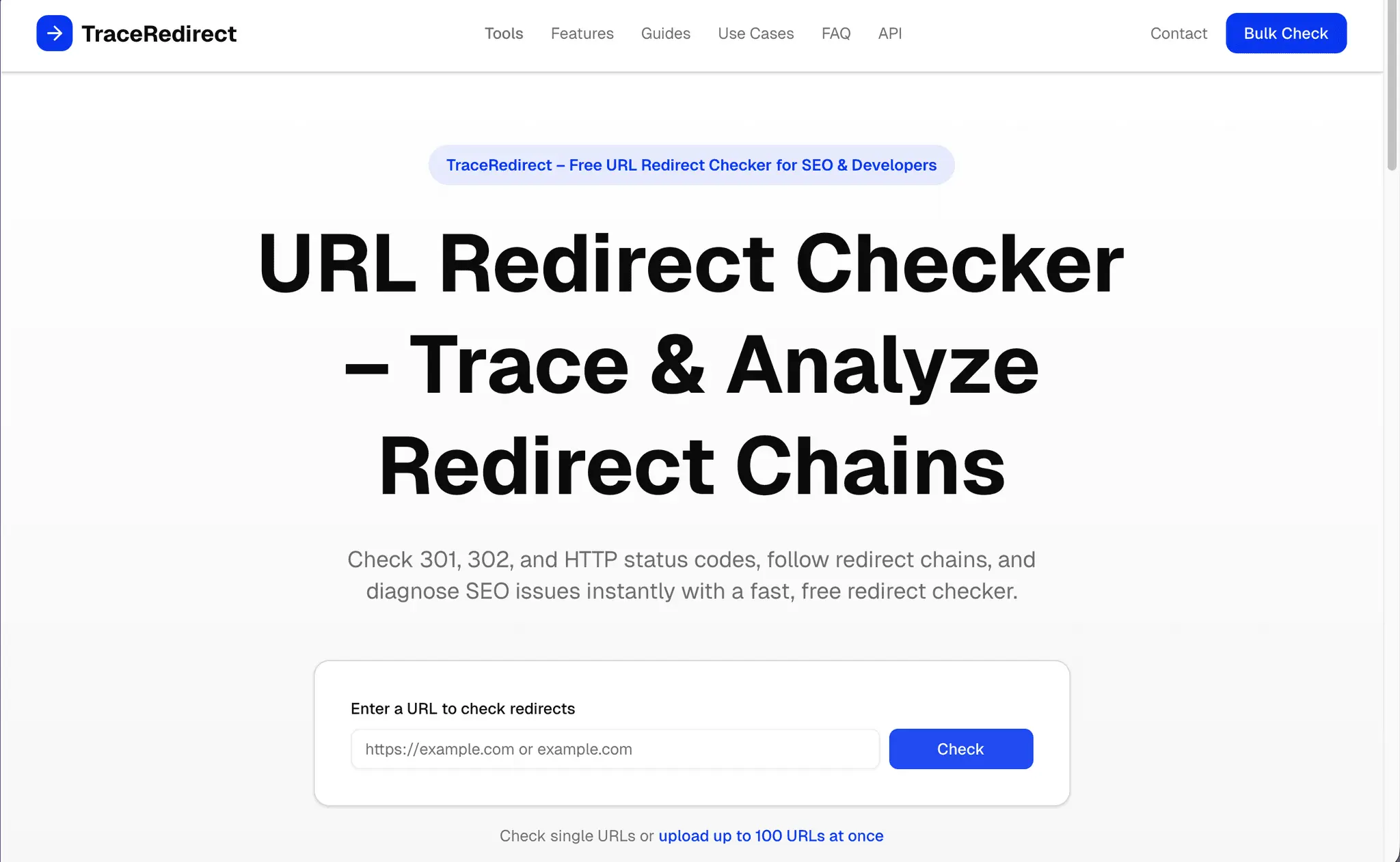 Screenshot 1 of TraceRedirect