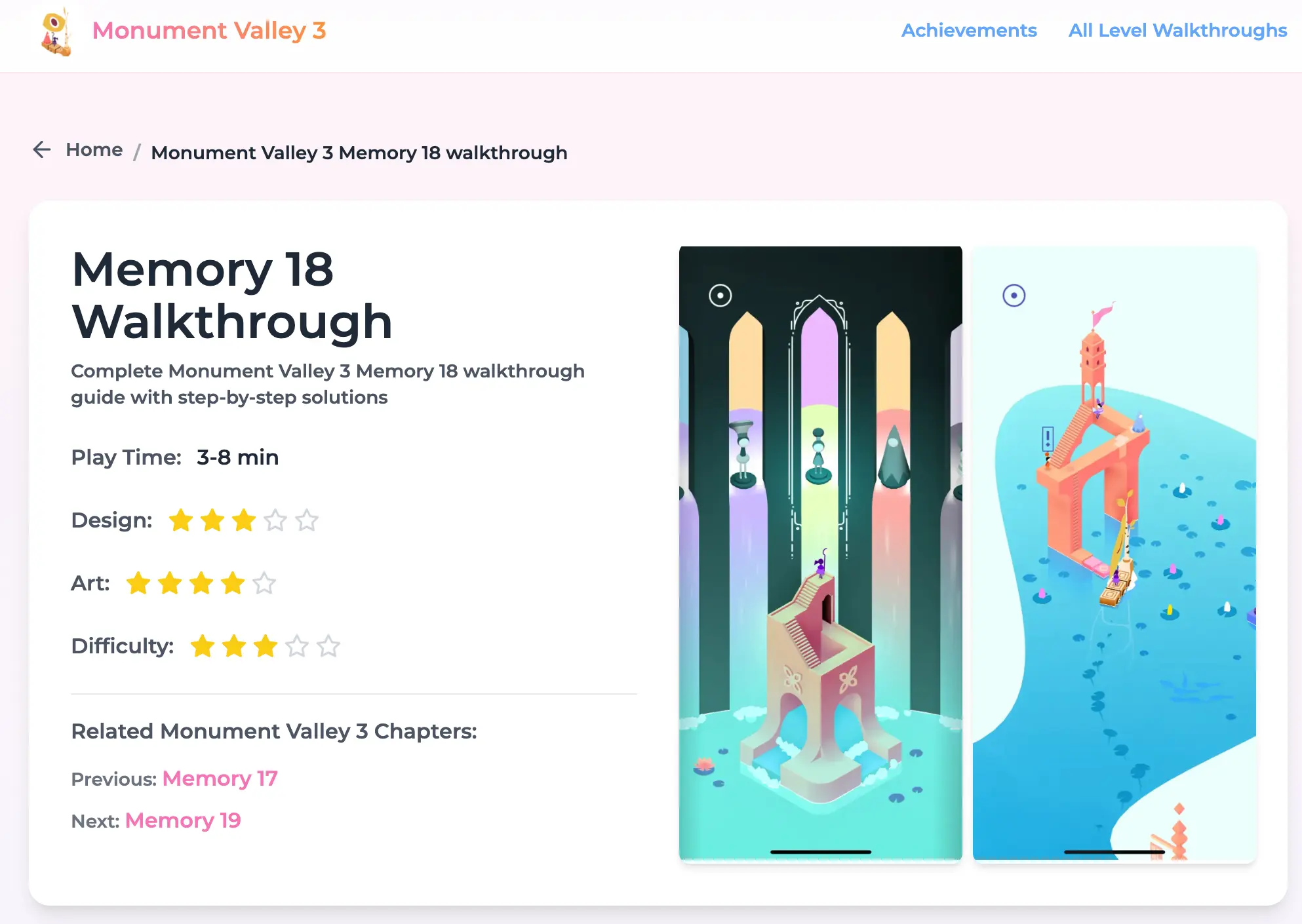 Screenshot 1 of Monument Valley 3 wiki