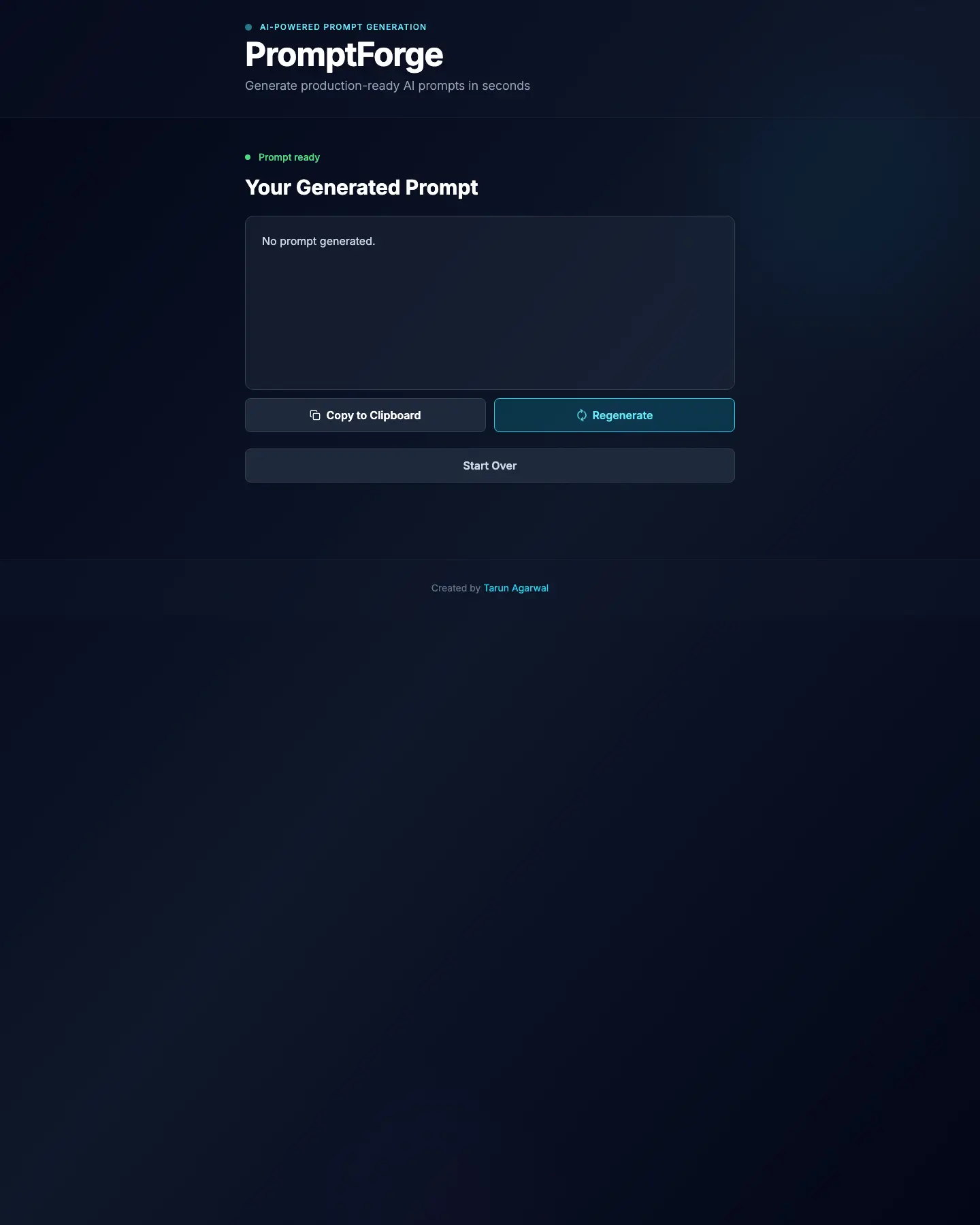 Screenshot 5 of PromptForge
