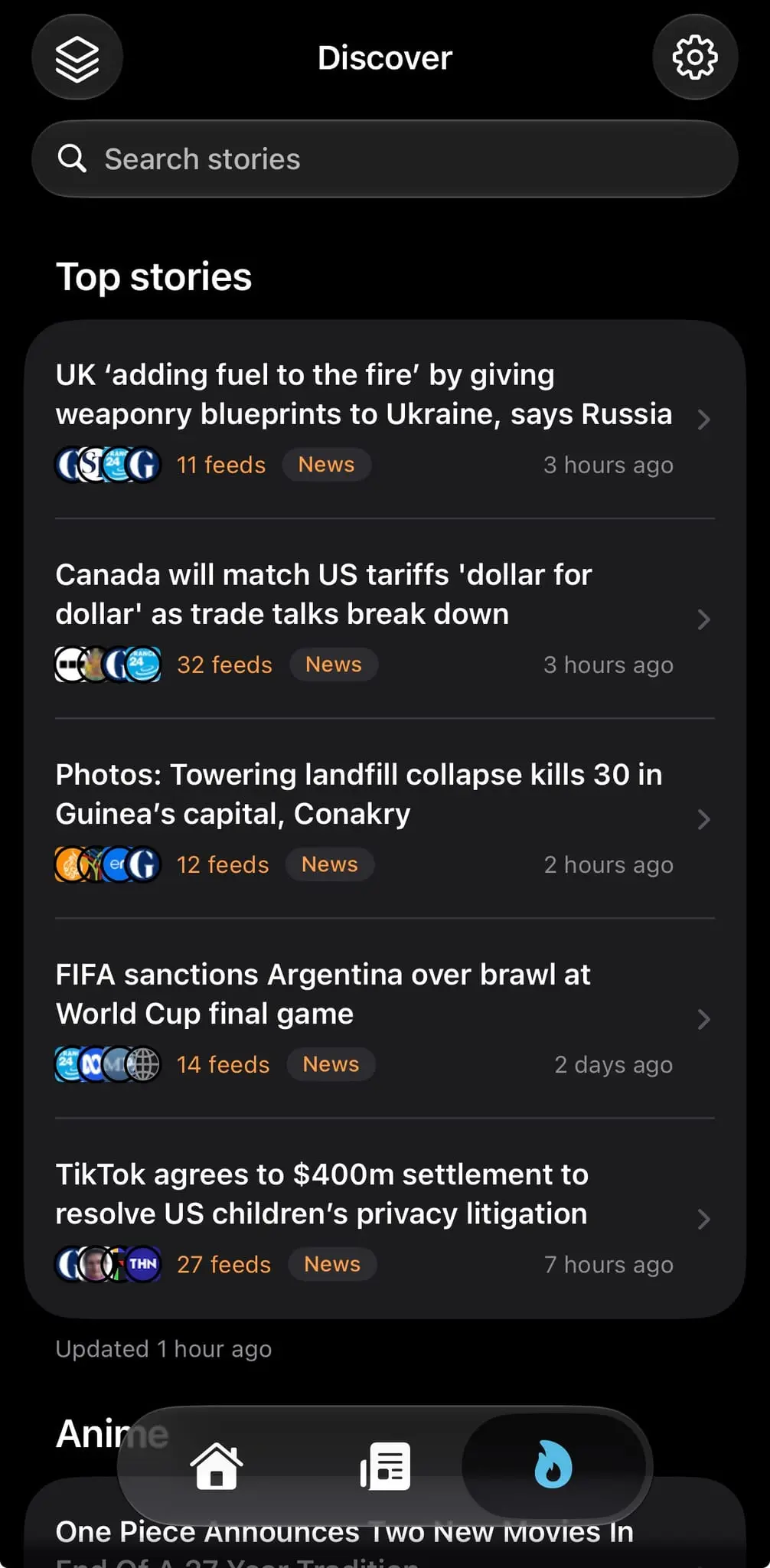 Screenshot 2 of Ferry RSS Reader