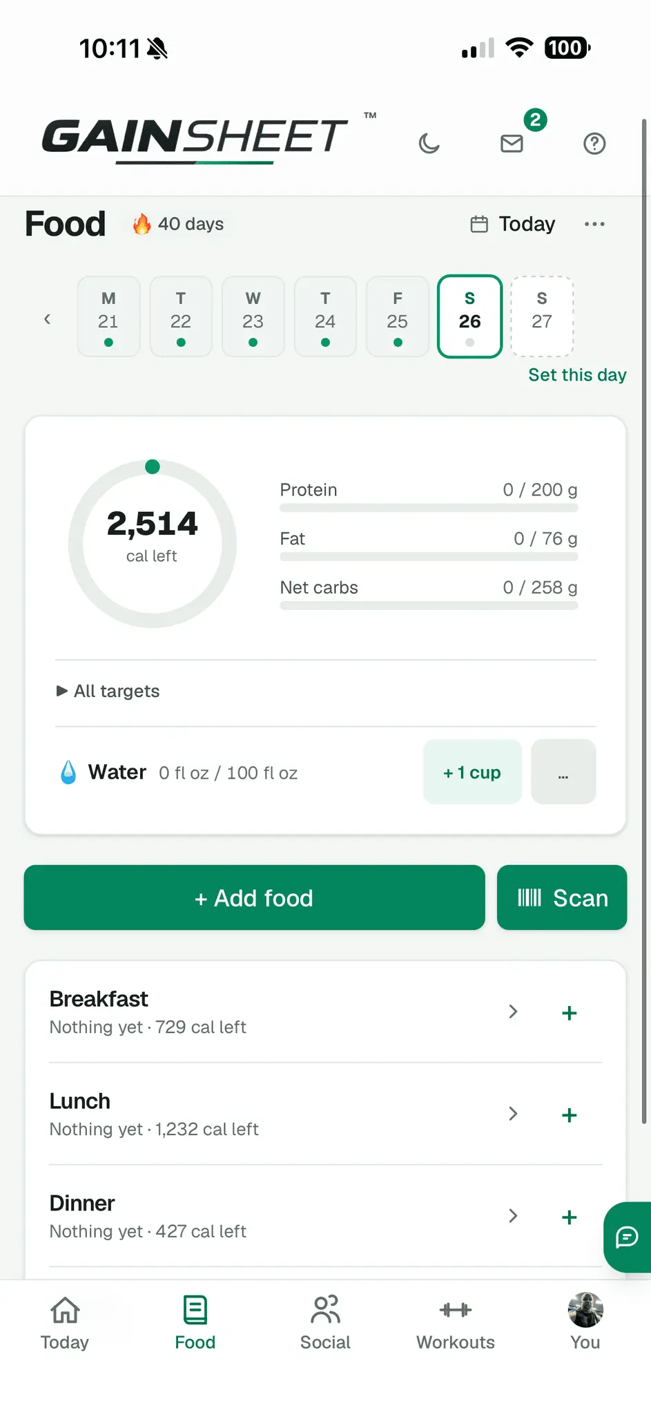 Screenshot 7 of Gainsheet