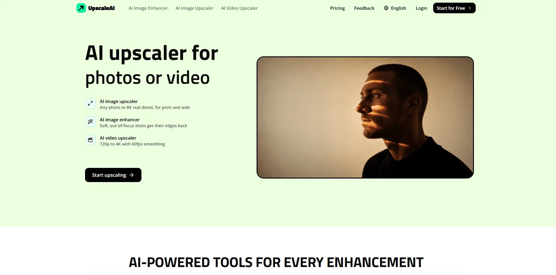 Screenshot 1 of UpscaleAI