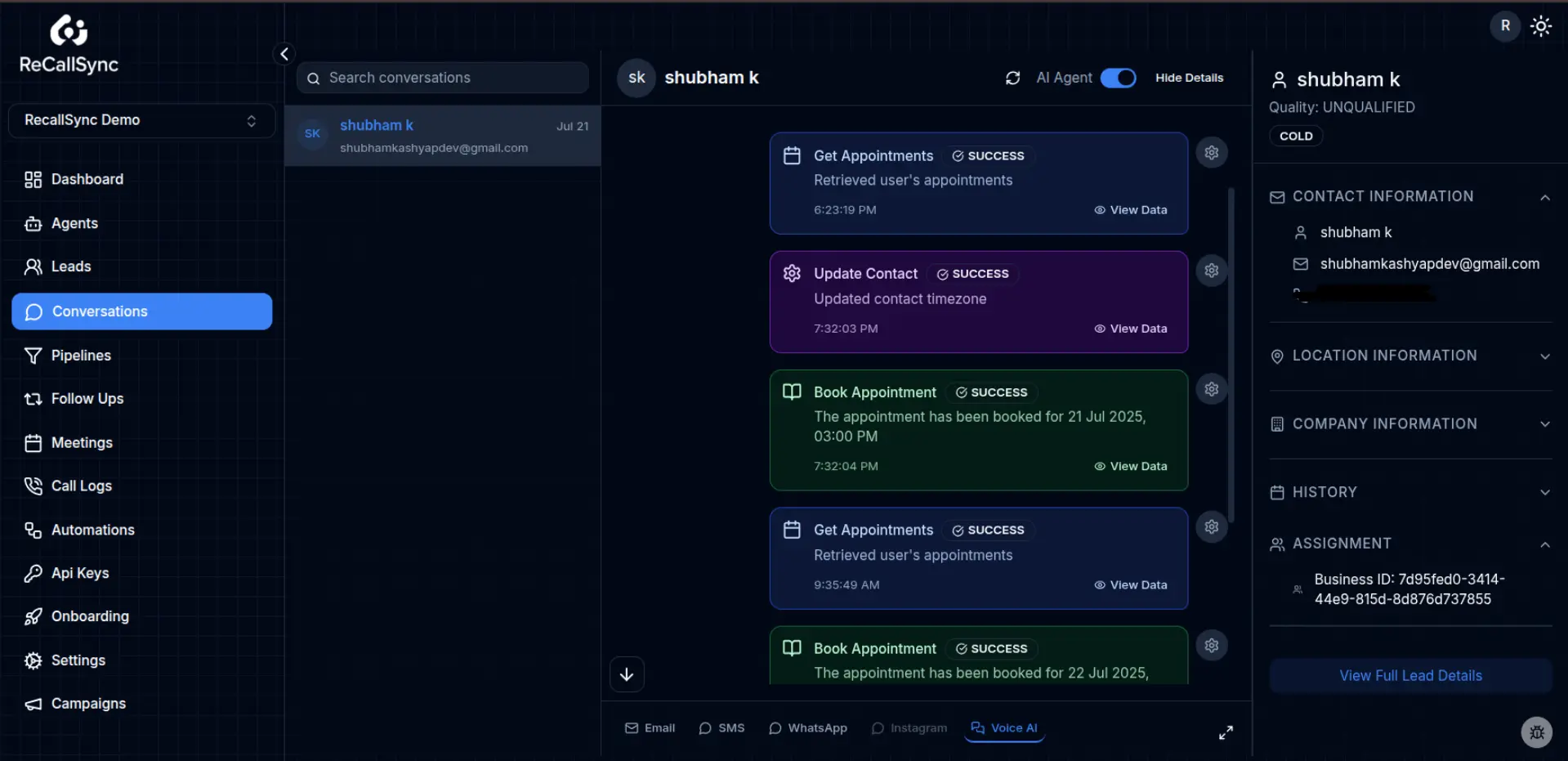 Screenshot 6 of ReCallSyncAI
