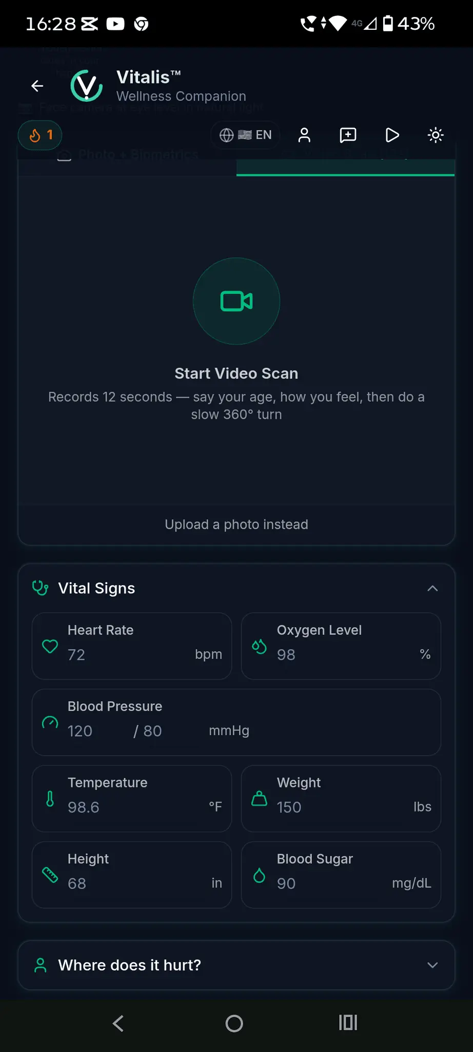 Screenshot 10 of Vitalis Wellness Companion 