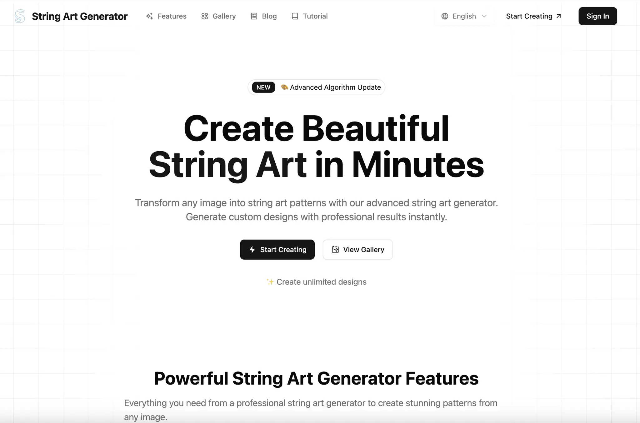 Screenshot 1 of String Art