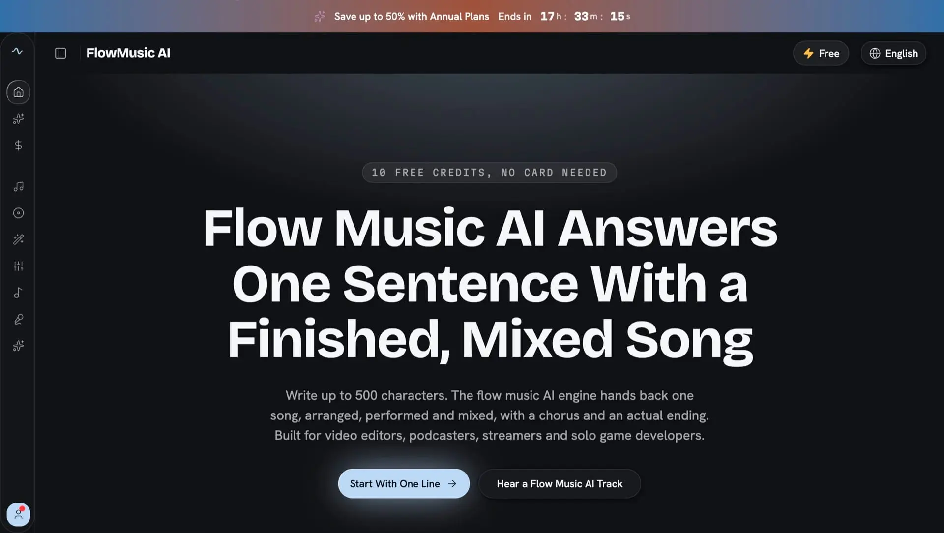 Screenshot 1 of FlowMusic AI
