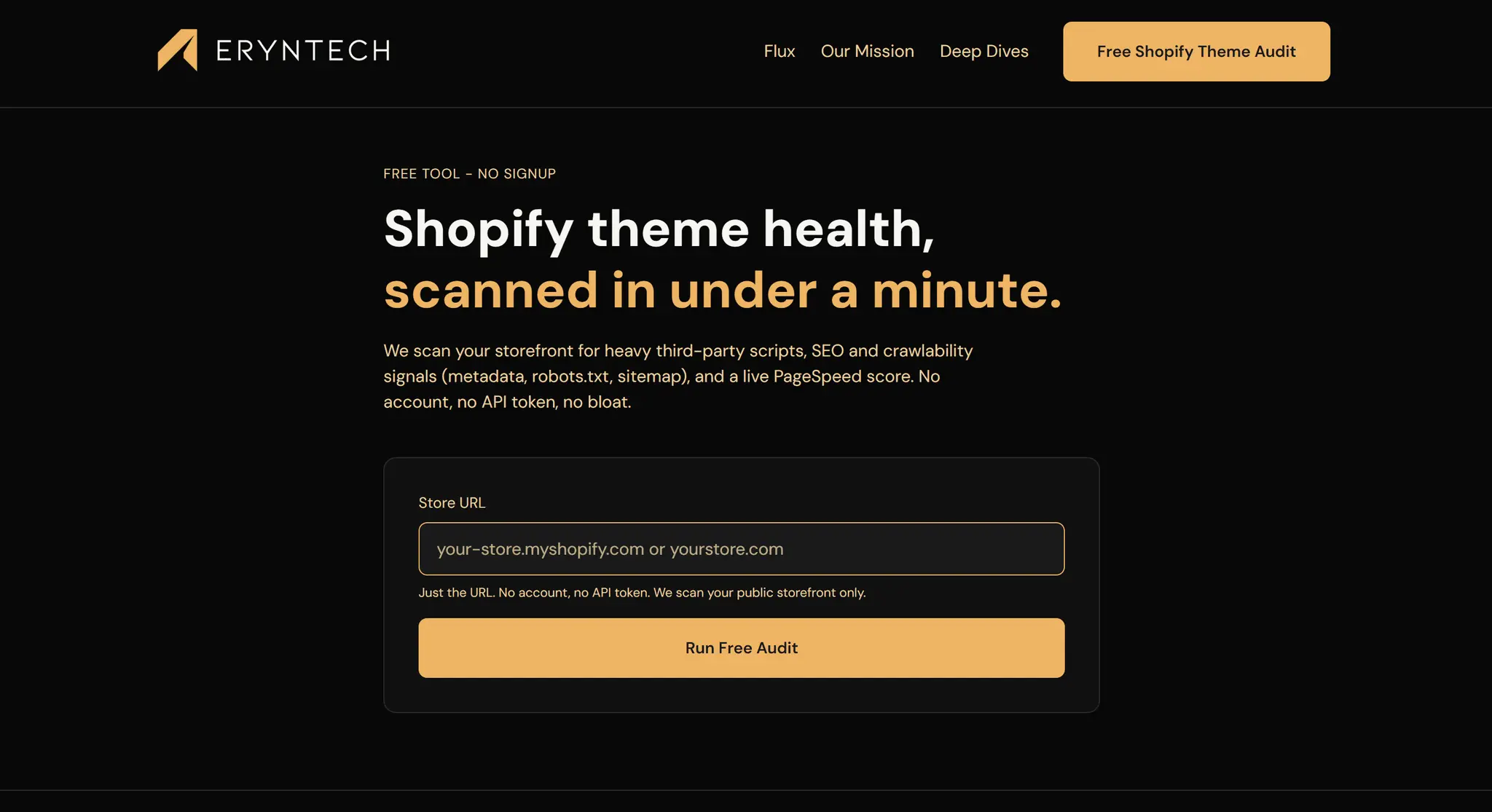 Screenshot 3 of Free Shopify Store Audit Tool