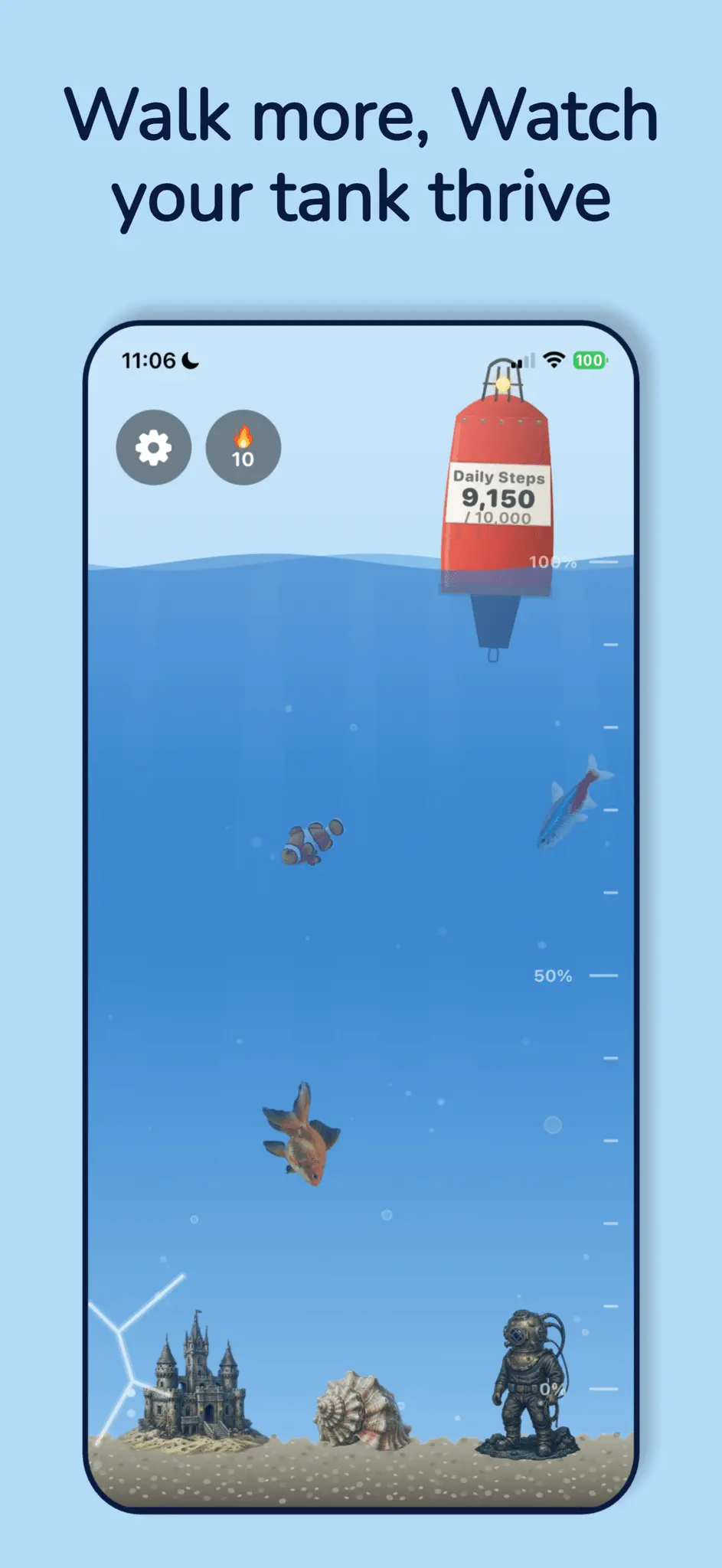 Screenshot 4 of Fish Steps