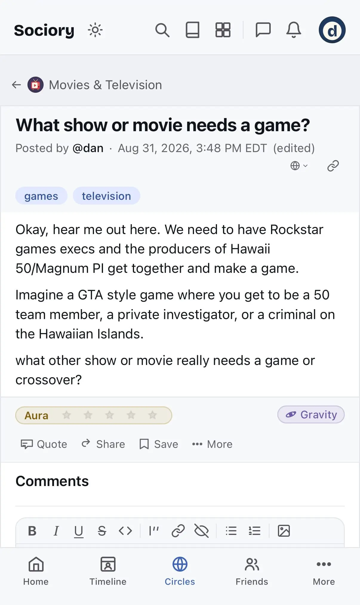 Screenshot 4 of Sociory