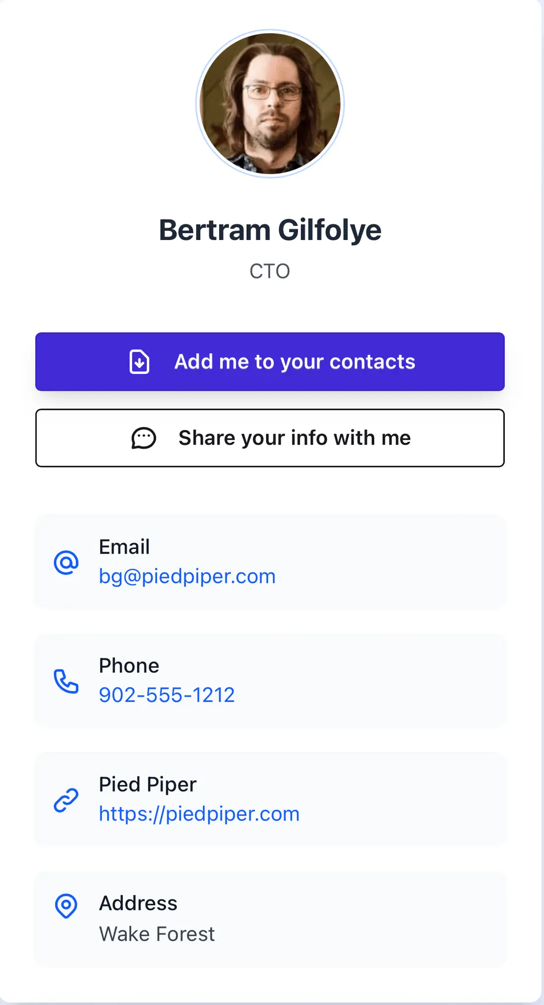 Screenshot 1 of Contact Hippo