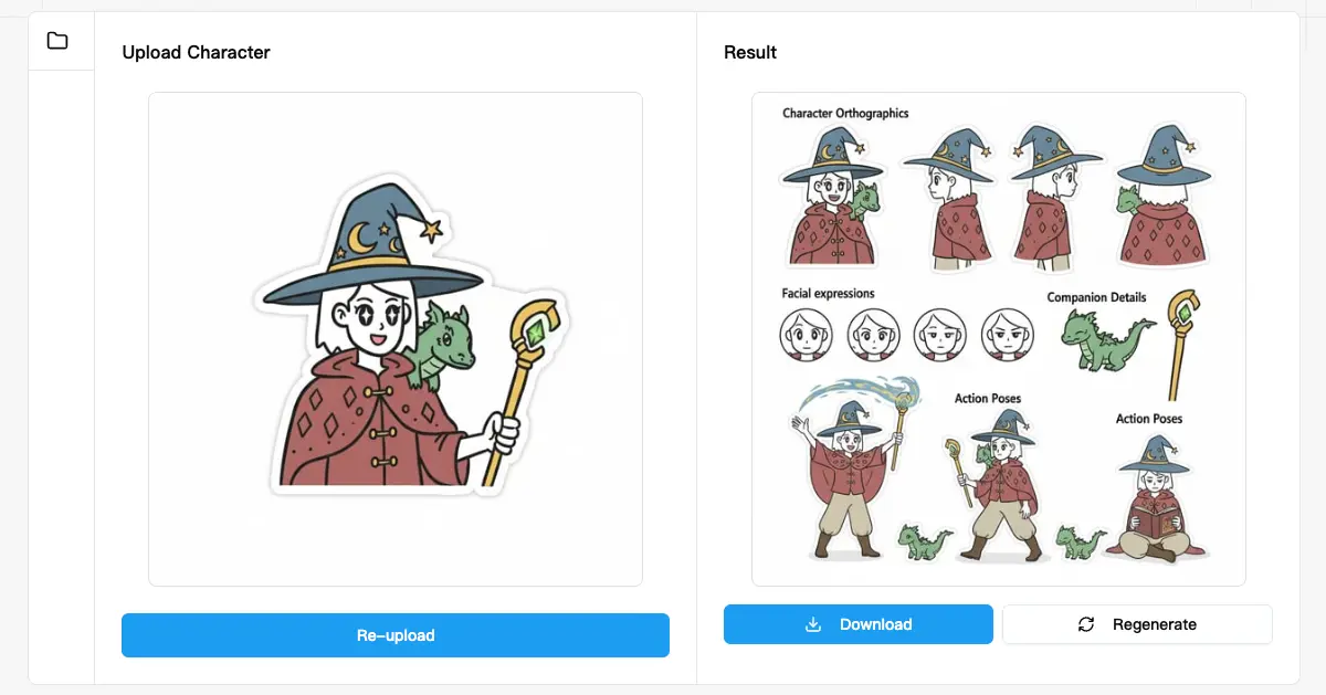 Screenshot 1 of CharacterGen AI