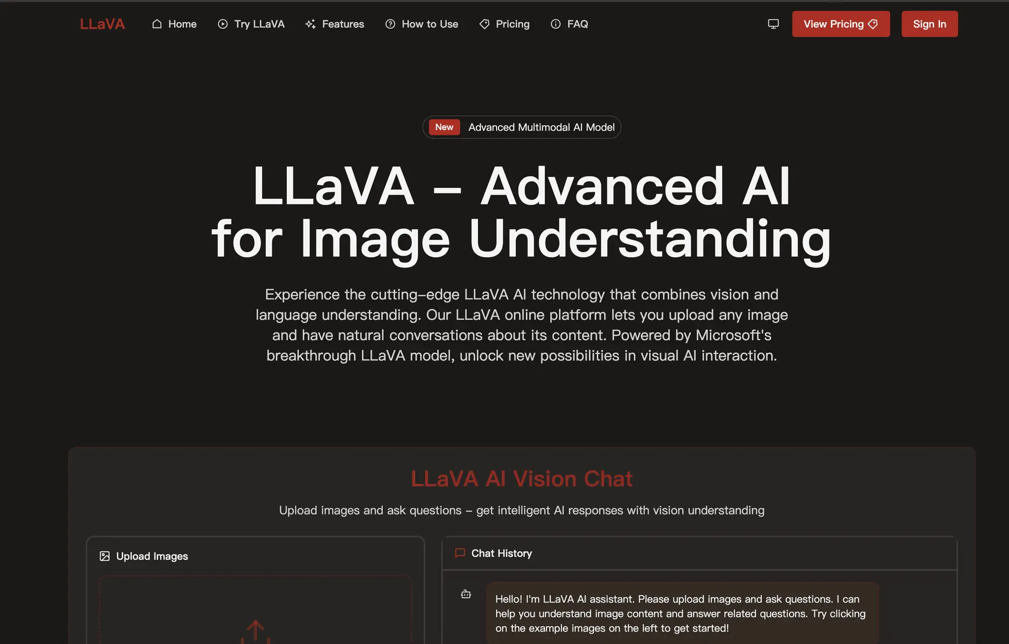 Screenshot 1 of LLaVA