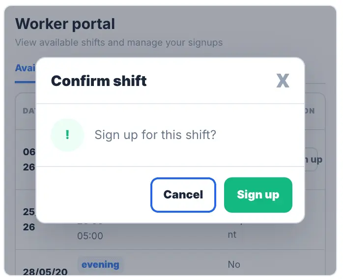 Screenshot 1 of ShiftConnect