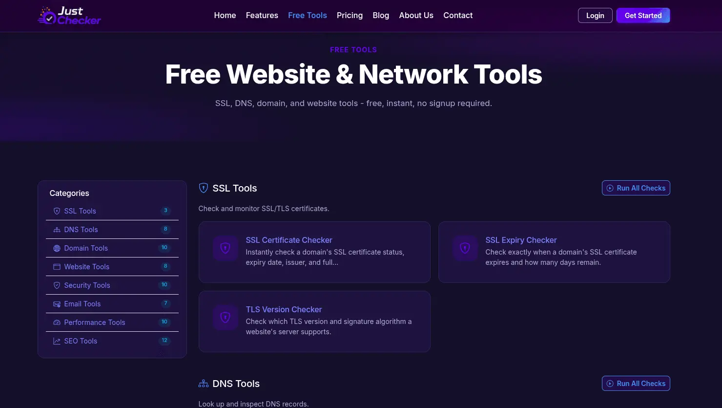 Screenshot 3 of JustChecker