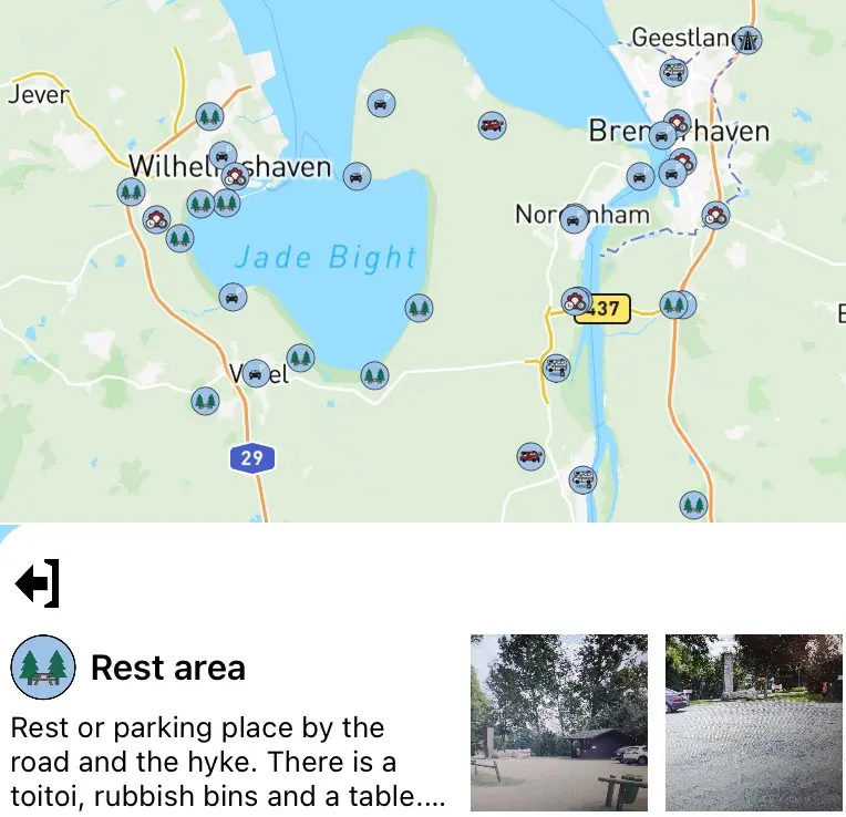 Screenshot 4 of Camplocation app