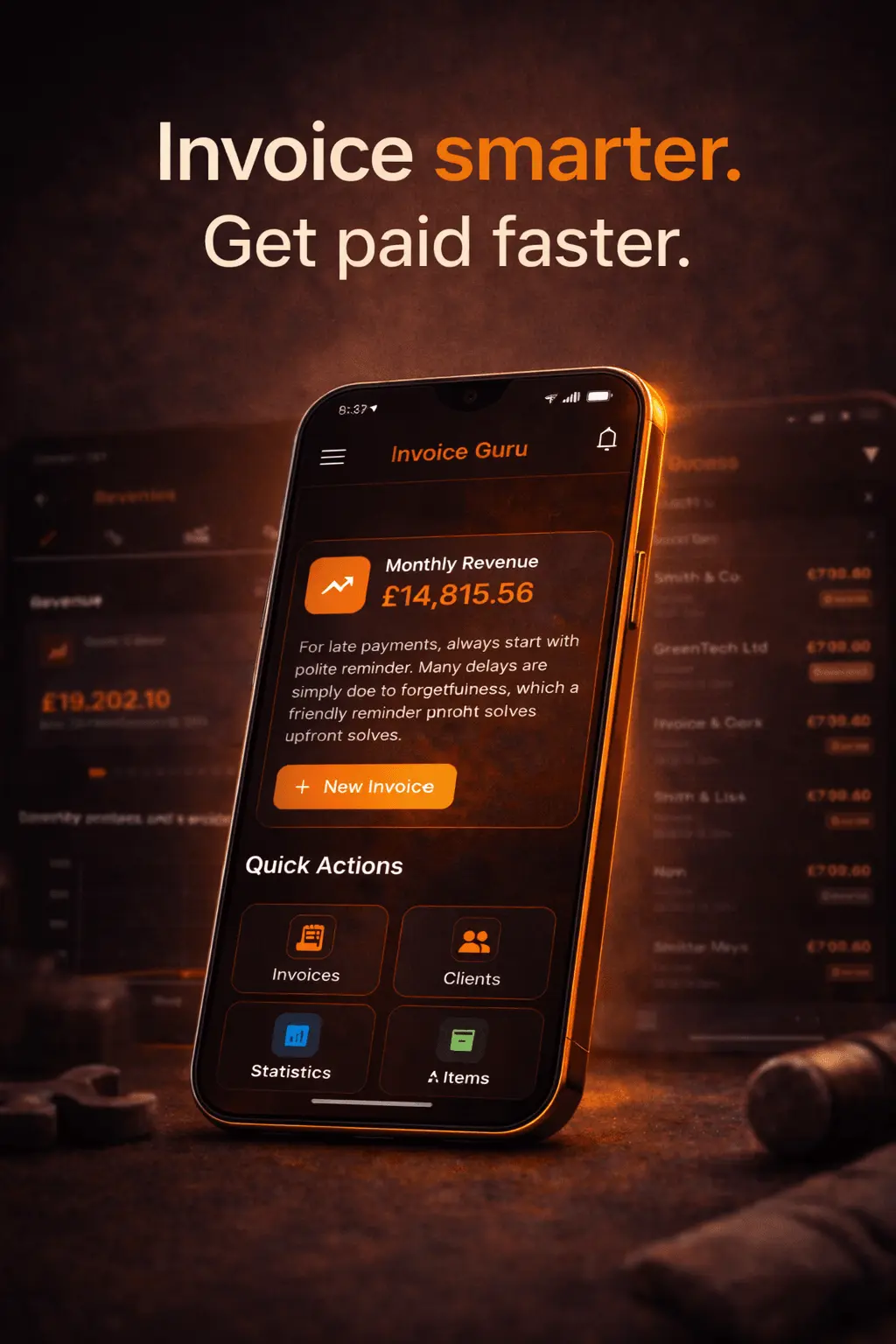 Screenshot 1 of Invoice Guru