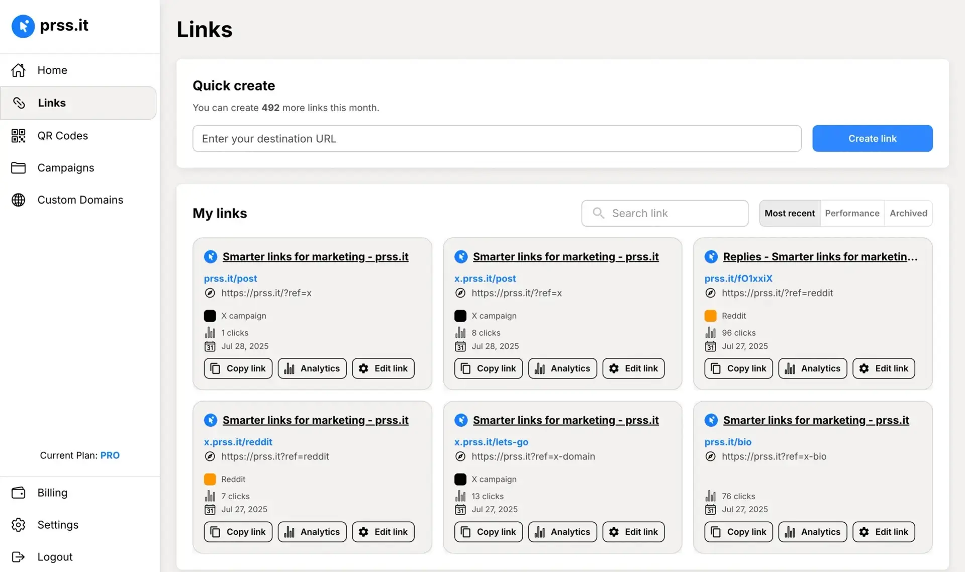 Screenshot 3 of prss.it