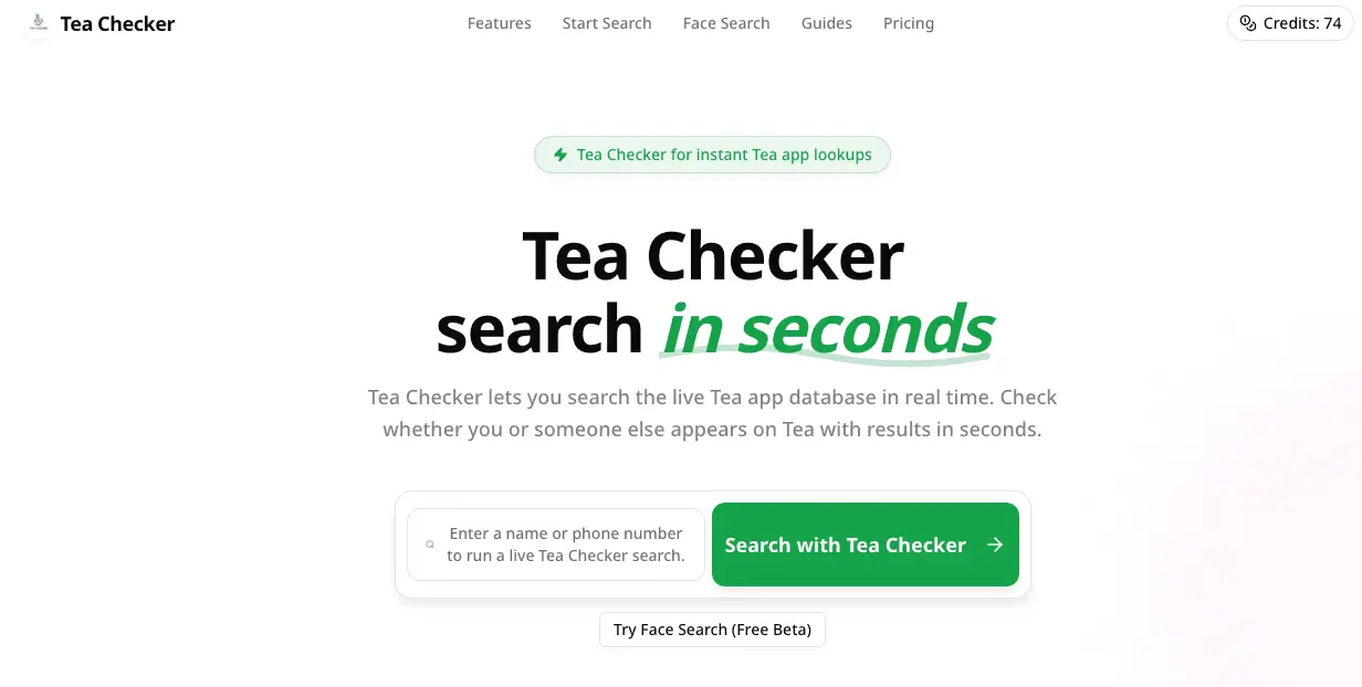 Screenshot 1 of Tea Checker
