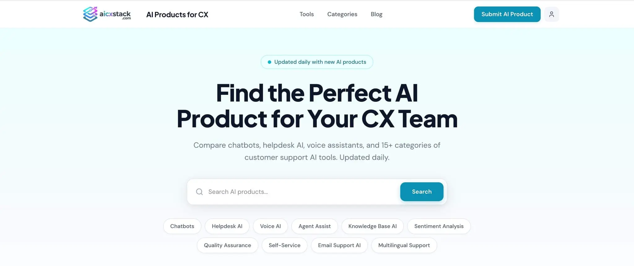 Screenshot 1 of AI CX Stack