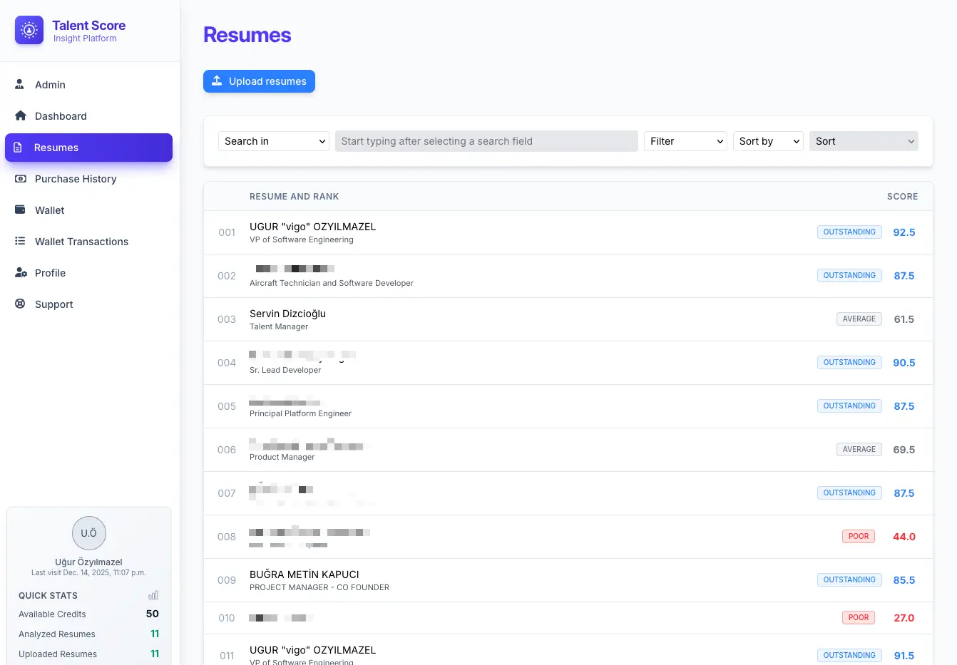 Screenshot 2 of Talent Score