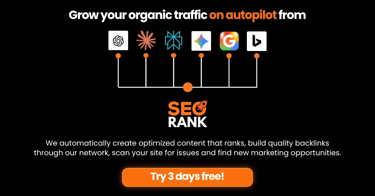 Screenshot 1 of RankRO SEO