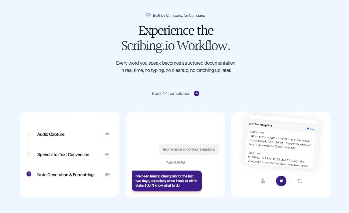 Screenshot 2 of Scribing.io