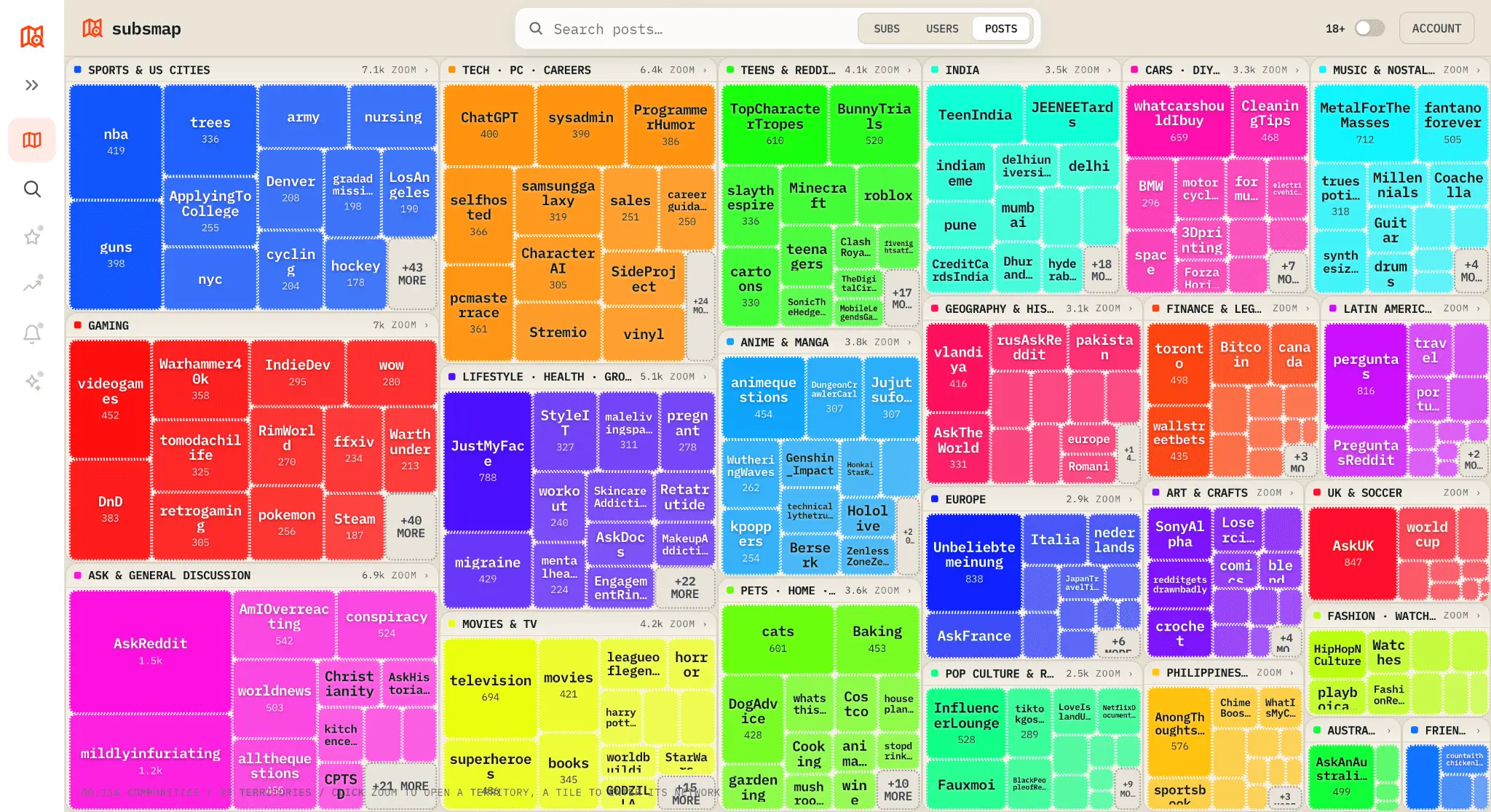 Screenshot 3 of subsmap