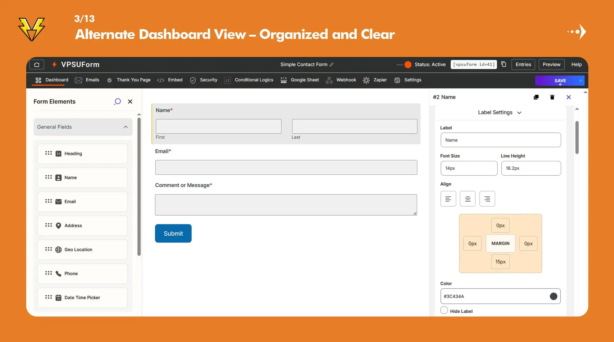 Screenshot 3 of VPSUForm