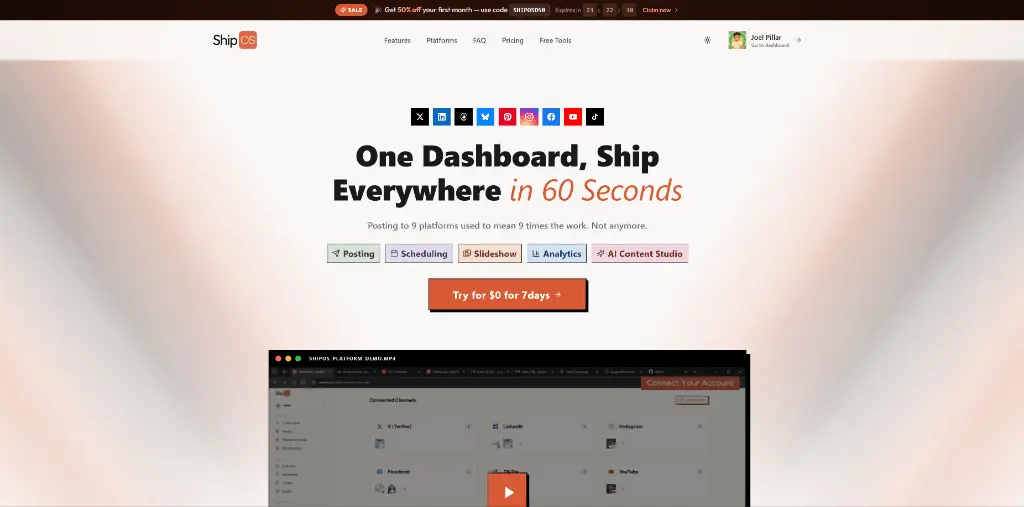 Screenshot 1 of ShipOS