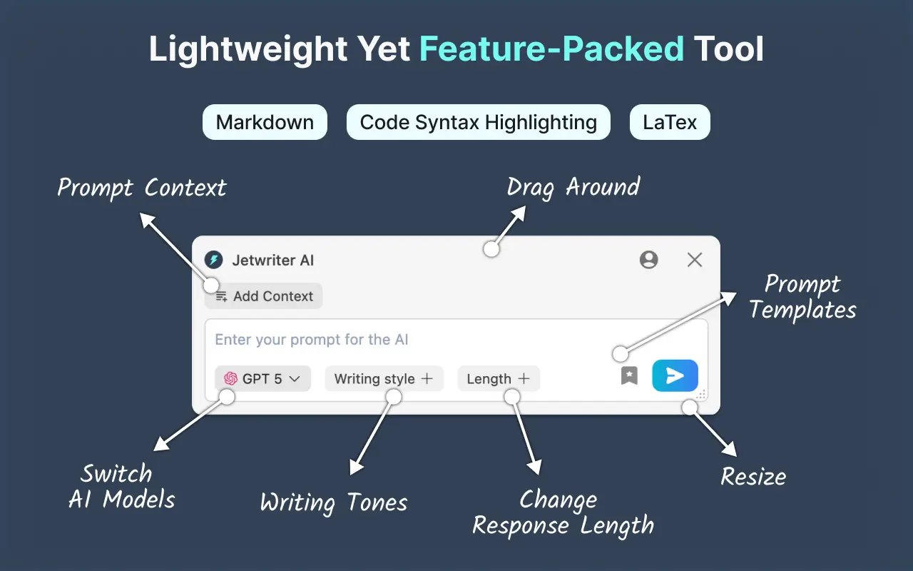 Screenshot 2 of Jetwriter AI