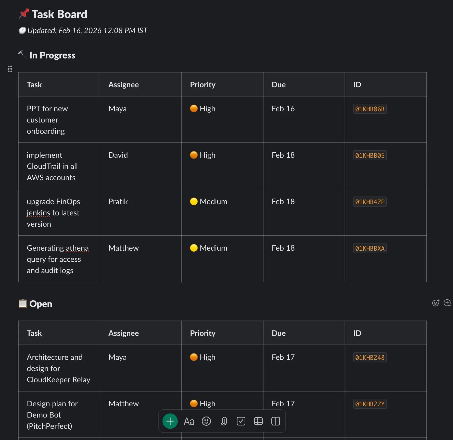 Screenshot 5 of Tickr — Your AI PM, Inside Slack