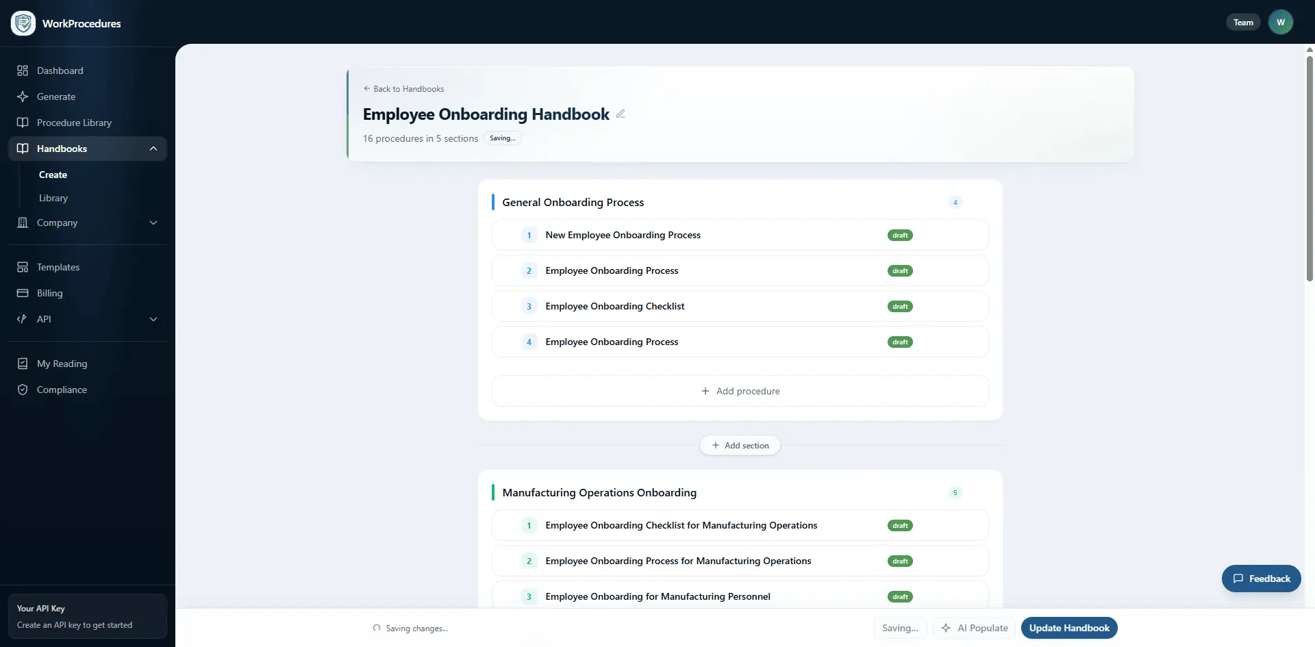 Screenshot 4 of WorkProcedures