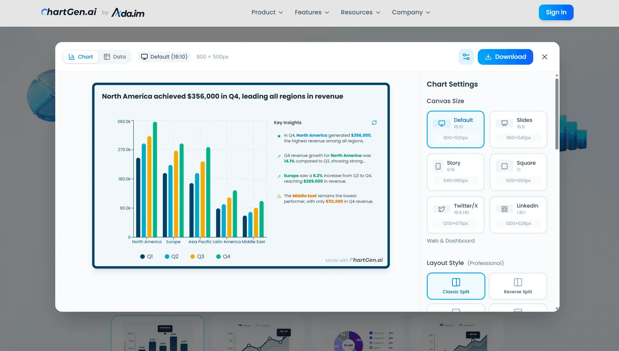 Screenshot 7 of ChartGen - Free AI Chart Generator