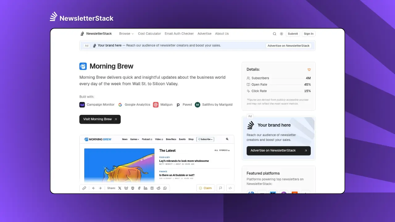 Screenshot 3 of NewsletterStack