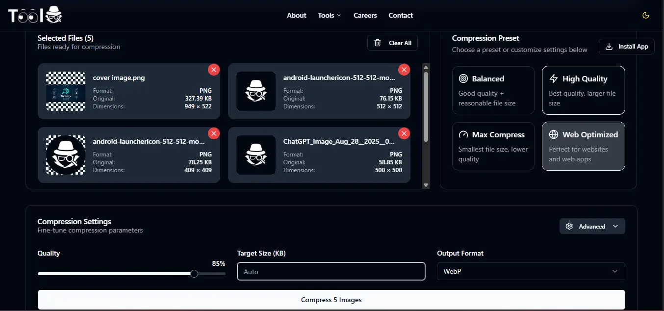 Screenshot 4 of Toolspy