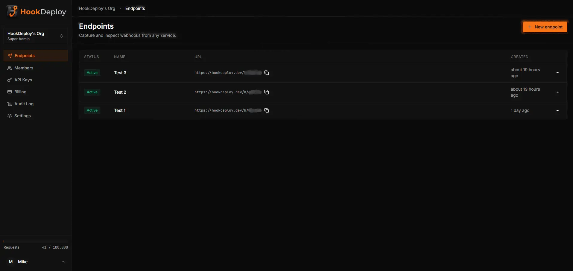 Screenshot 1 of HookDeploy
