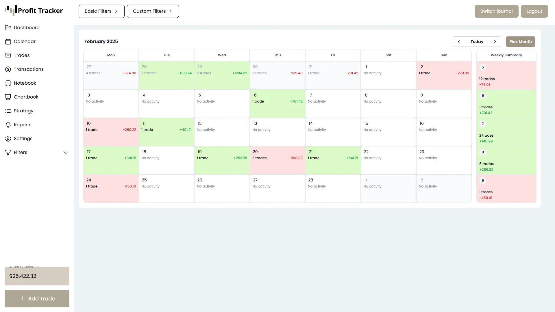 Screenshot 3 of Profit Tracker