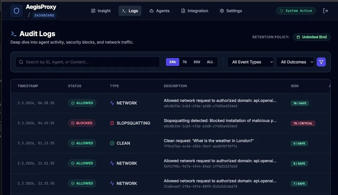 Screenshot 3 of AegisProxy
