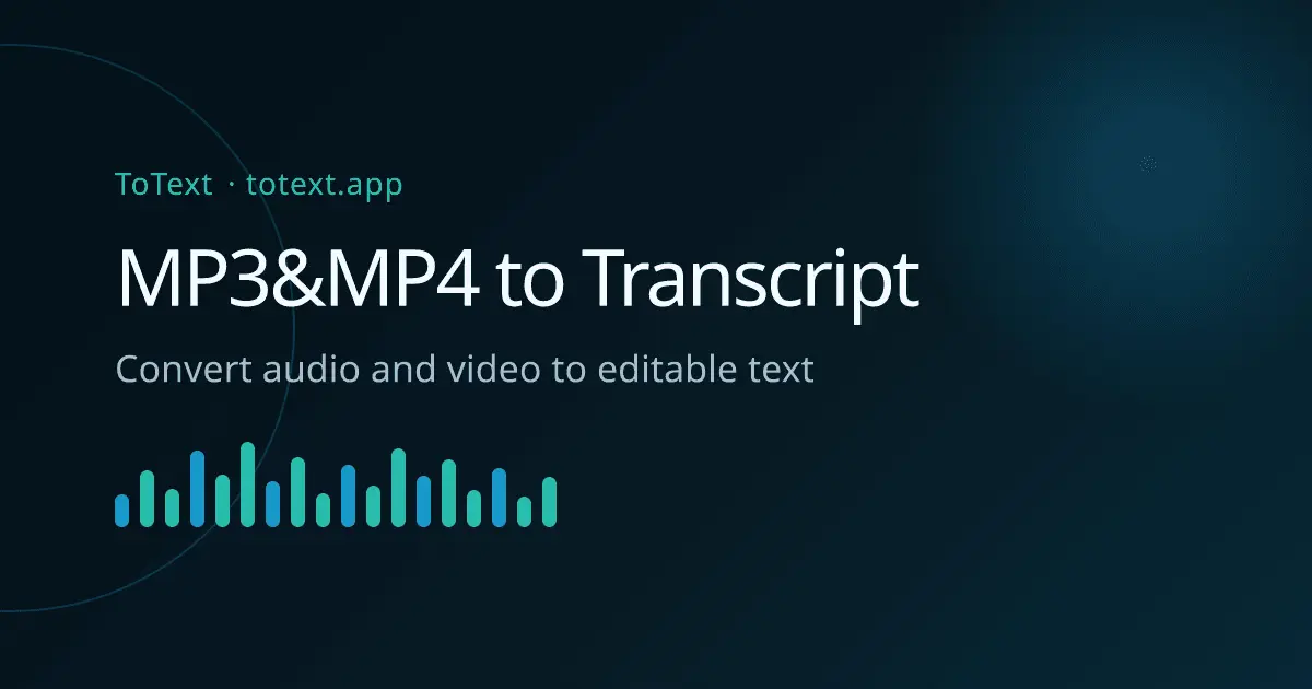 Screenshot 1 of MP3 to Transcript