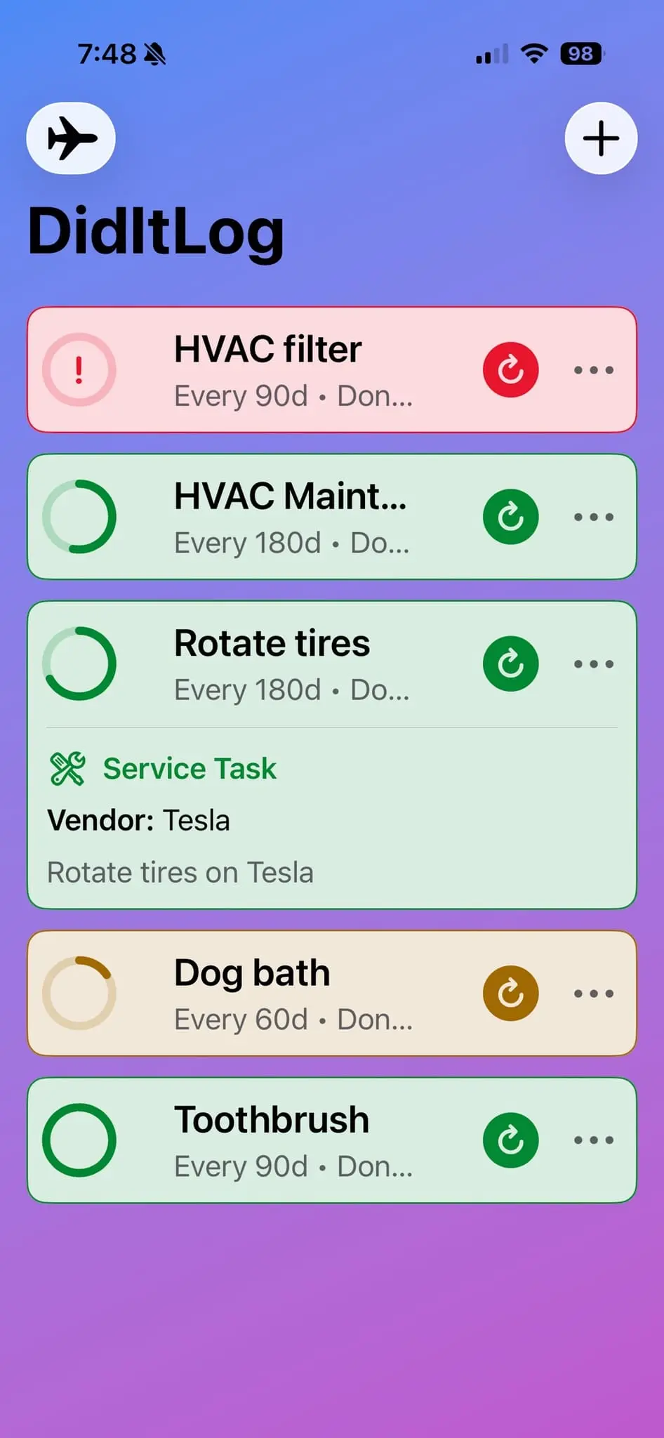 Screenshot 2 of DidItLog