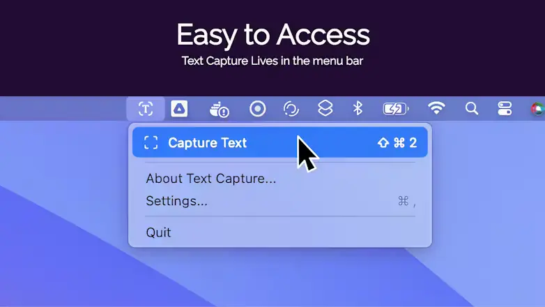 Screenshot 1 of Text Capture