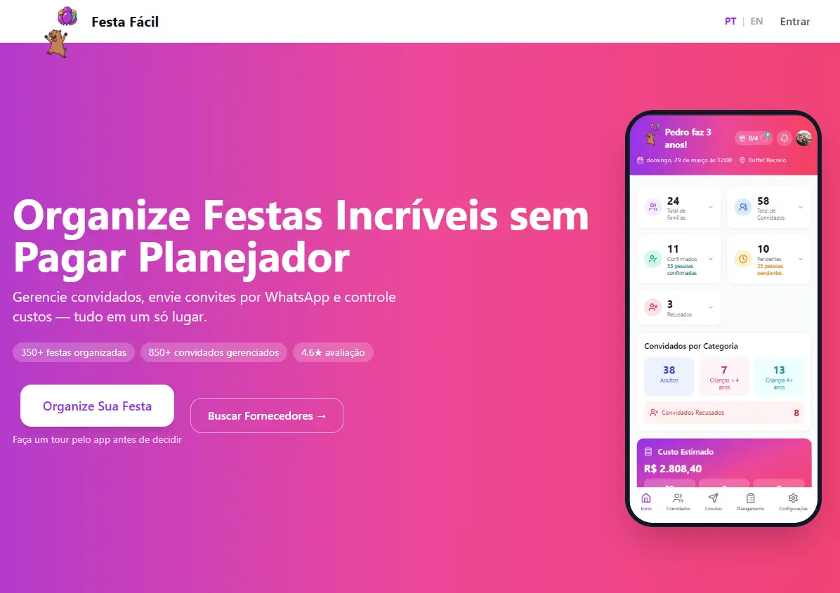 Screenshot 1 of Festa Fácil