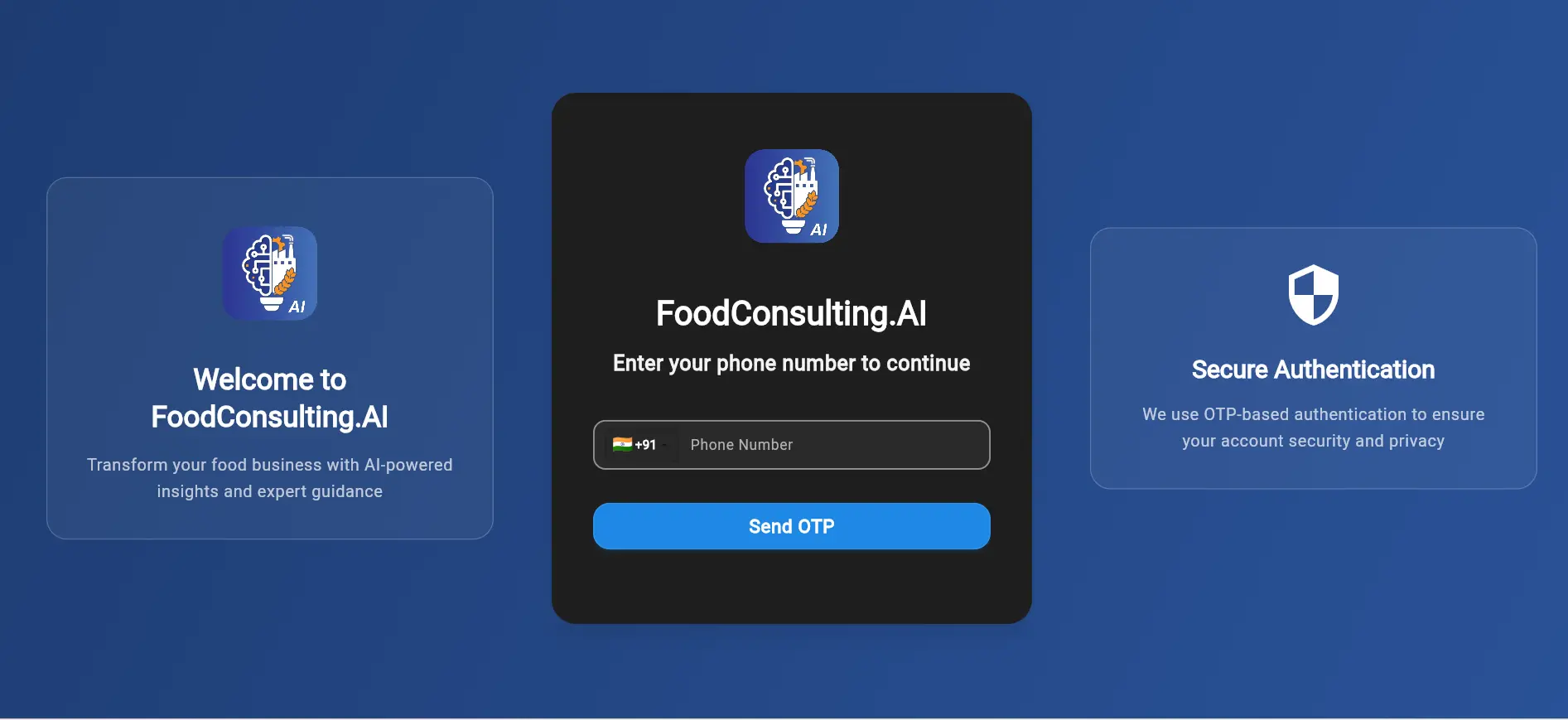 Screenshot 2 of FoodConsulting.AI